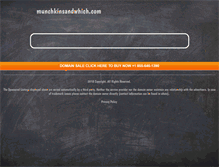 Tablet Screenshot of munchkinsandwhich.com